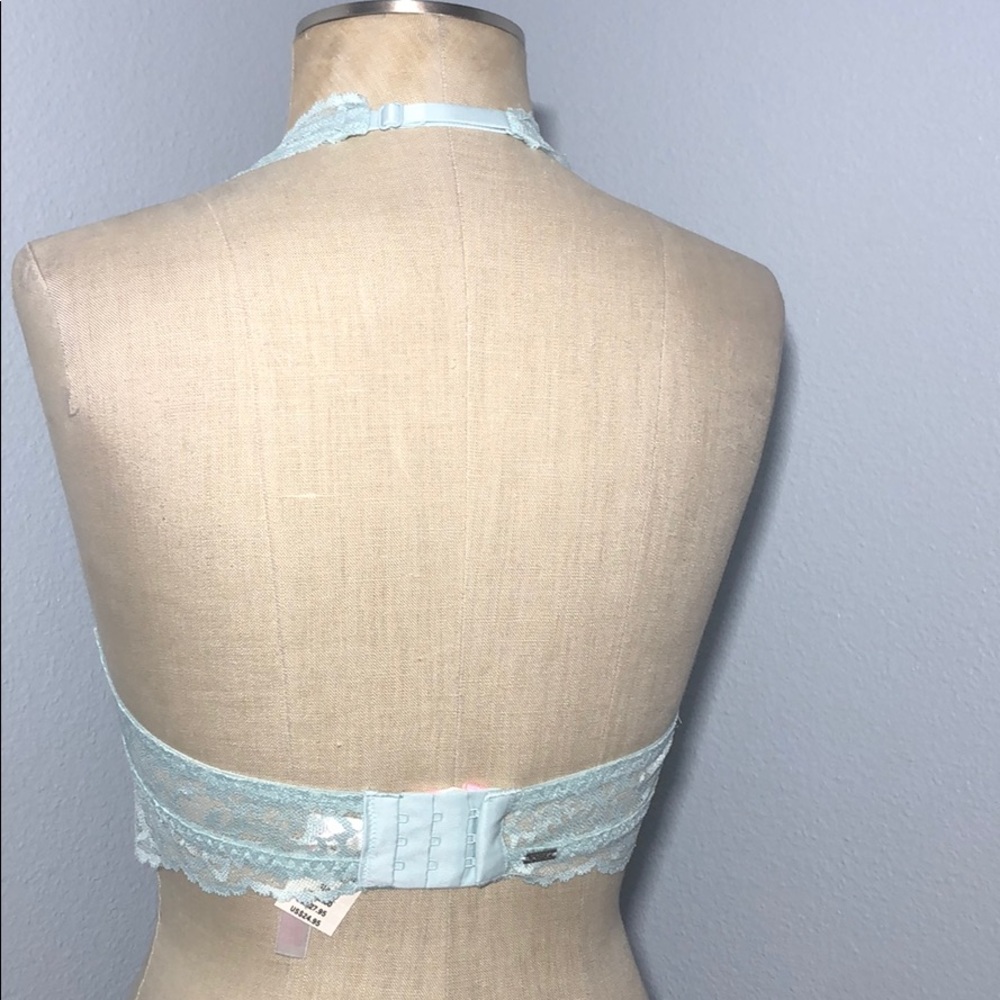 VS Pink Lace Halter Neck Bra Sz S NWT - Picture 4 of 8